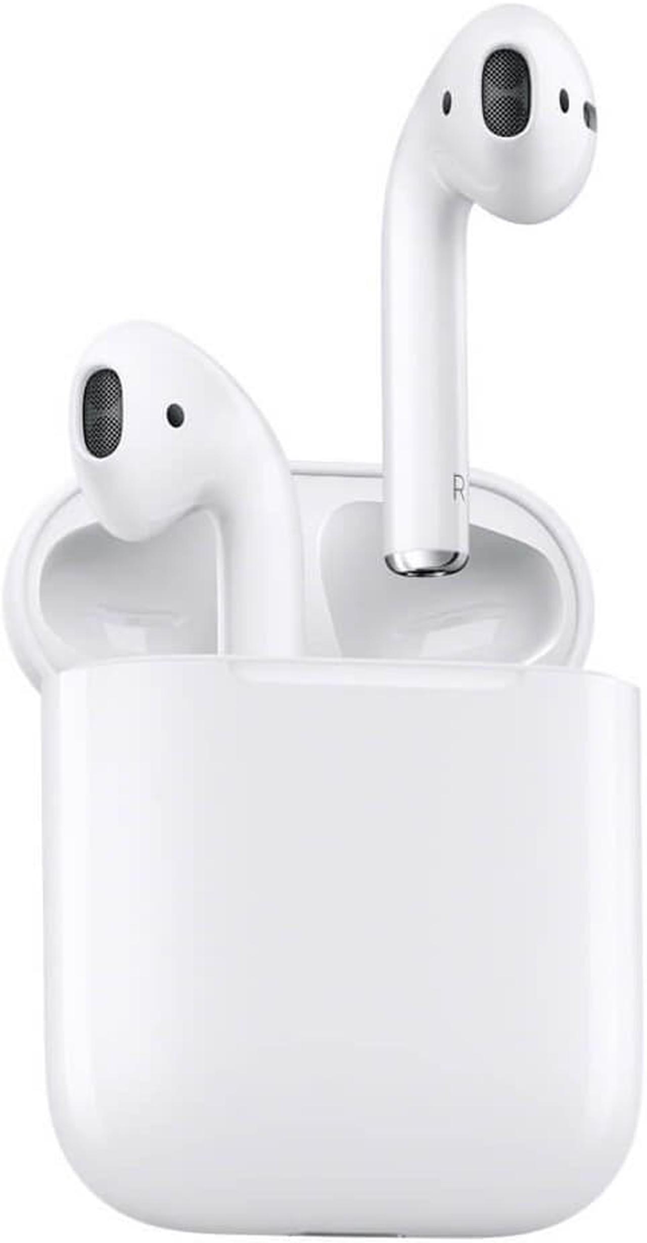 Alt view image 9 of 13 - Apple MMEF2 AirPods Wireless Bluetooth Headphones