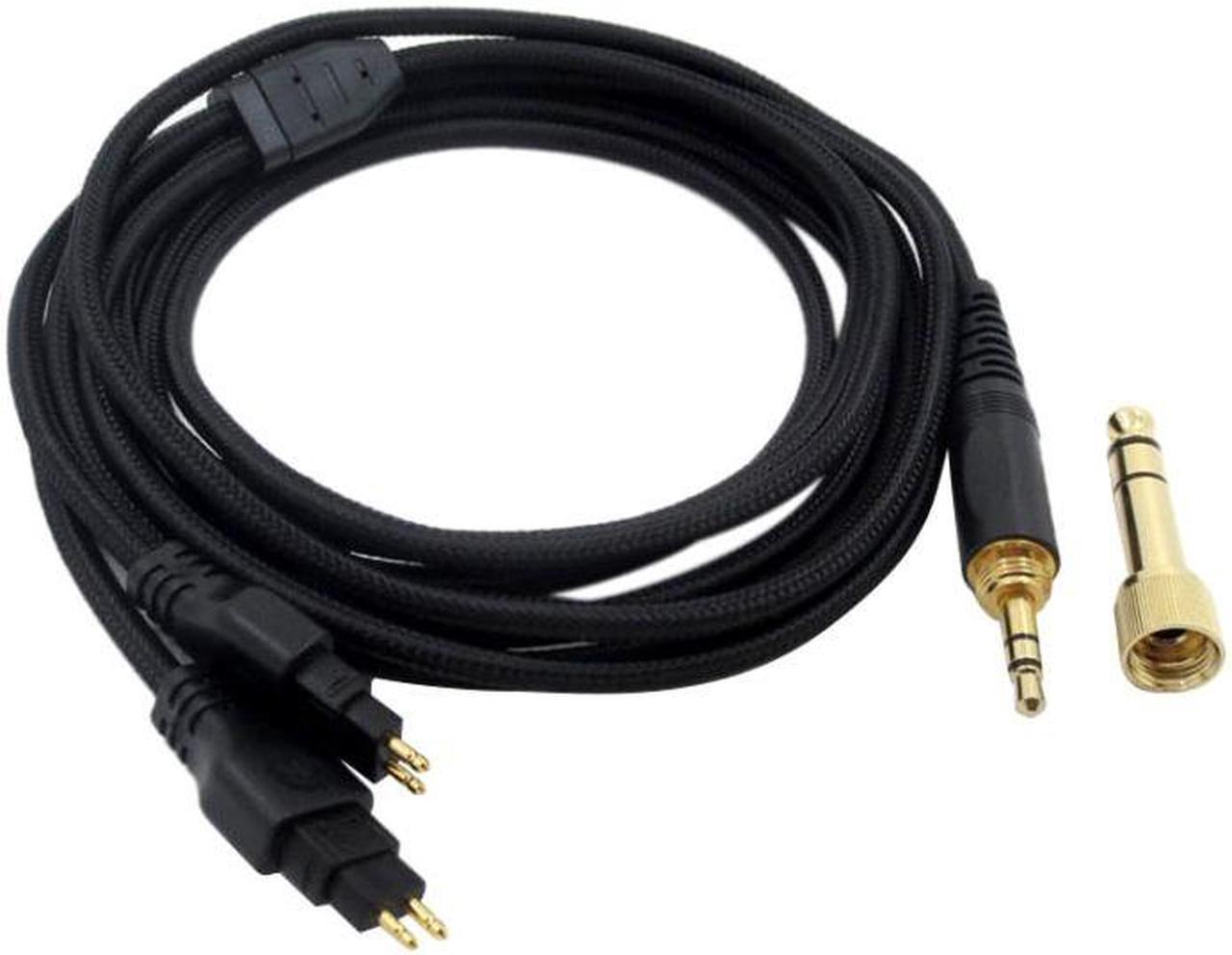 Alt view image 2 of 5 - ZS0204 Headphone Audio Cable for Sennheiser HD580 HD600 HD650 HD660S (Black)