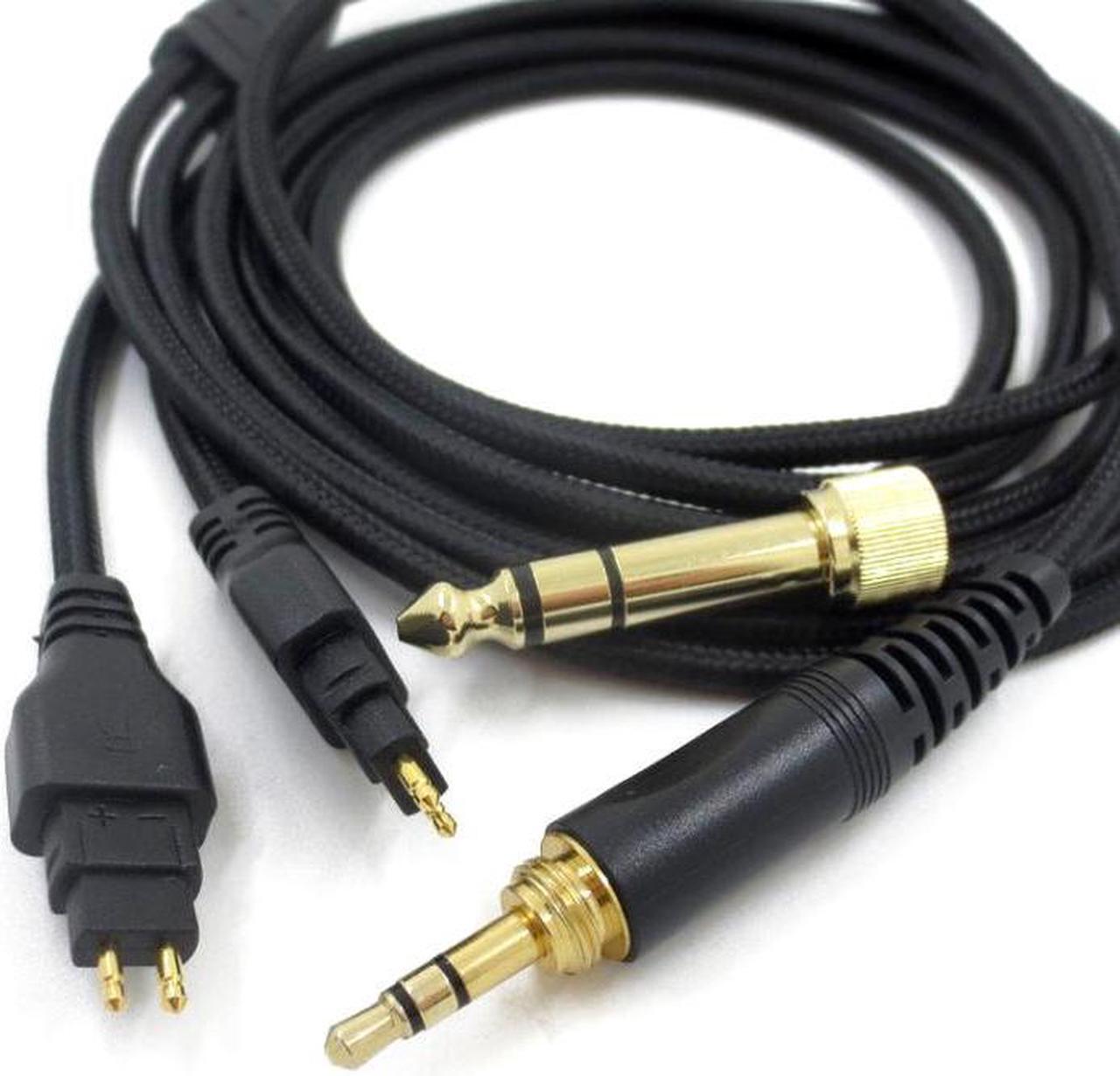 Alt view image 3 of 5 - ZS0204 Headphone Audio Cable for Sennheiser HD580 HD600 HD650 HD660S (Black)