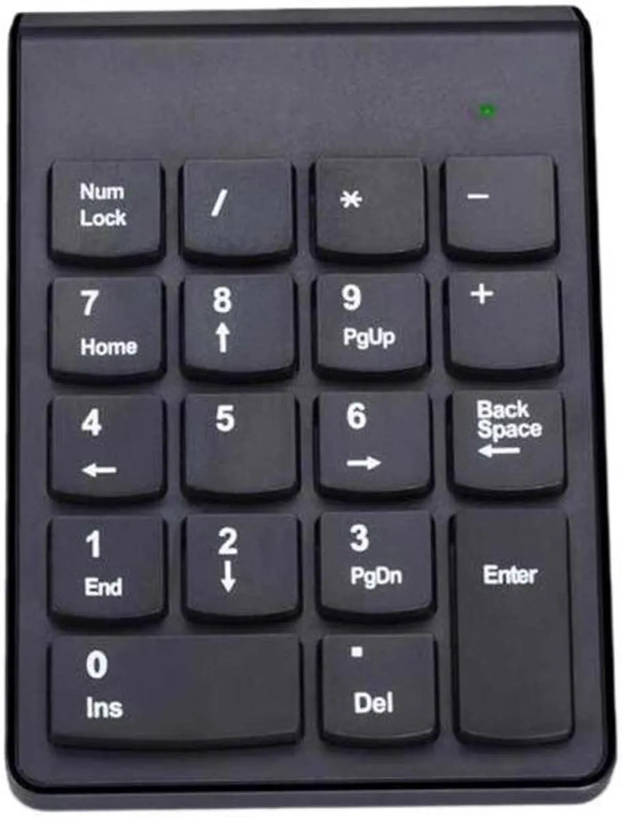 Alt view image 2 of 7 - 18 Keys 2.4GHz Mini USB Numeric Keypad Wireless Black