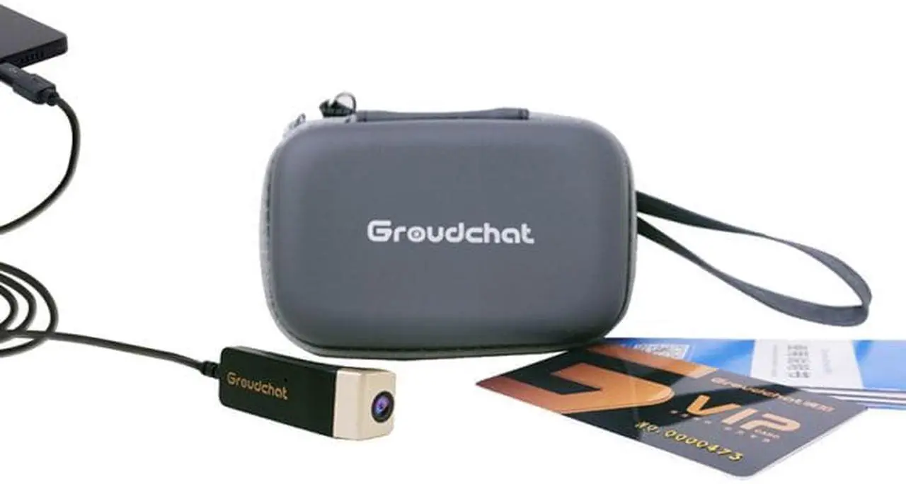Alt view image 4 of 7 - Groudchat JP1DV1 1080P HD Smart Camera Mobile Phone USB Live Camera for Glasses Legs, Built-in and