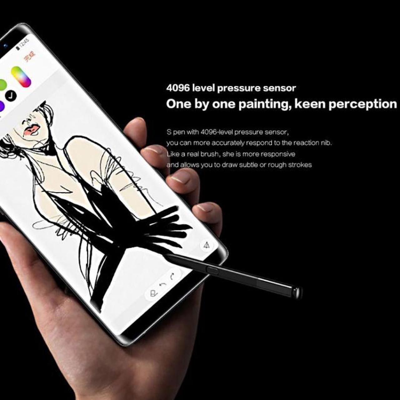 Alt view image 7 of 7 - For Galaxy Note 8 / N9500 Touch Stylus S Pen Black Pink Grey