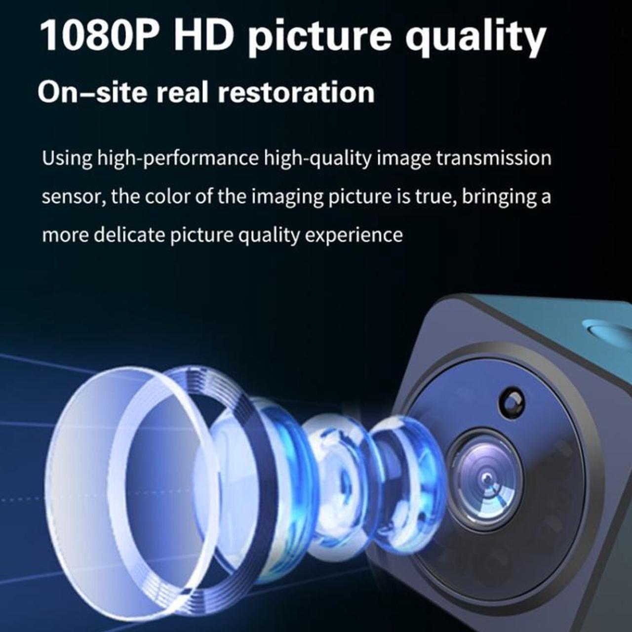 Alt view image 3 of 7 - AS02 Home Security Infrared Night Vision Wireless Voice Intercom Small Camera