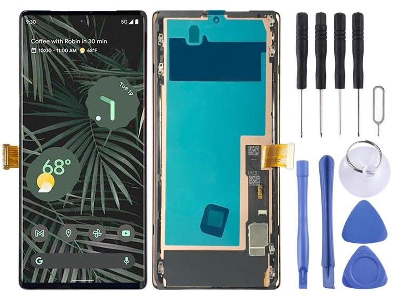 Main image of OLED Material LCD Screen for Google Pixel 6 Pro G8VOU Digitizer Full Assembly With Frame
