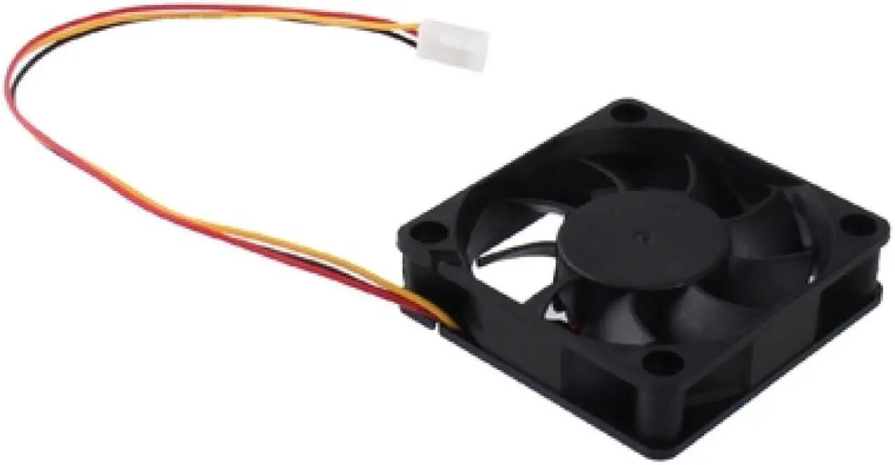 Alt view image 2 of 2 - 60mm 3-pin Cooling Fan with Dual Connectors  (6015 3-pin)