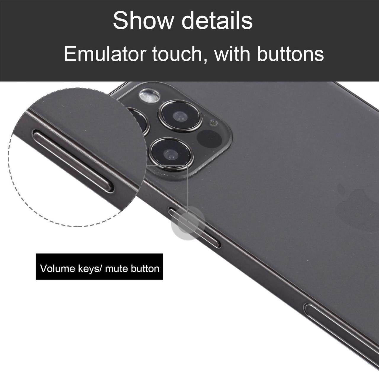 Alt view image 2 of 6 - Non-Working Dummy Fake Color Screen iPhone 12 Pro Max  Display Model   (6.7 inch) (Grey)