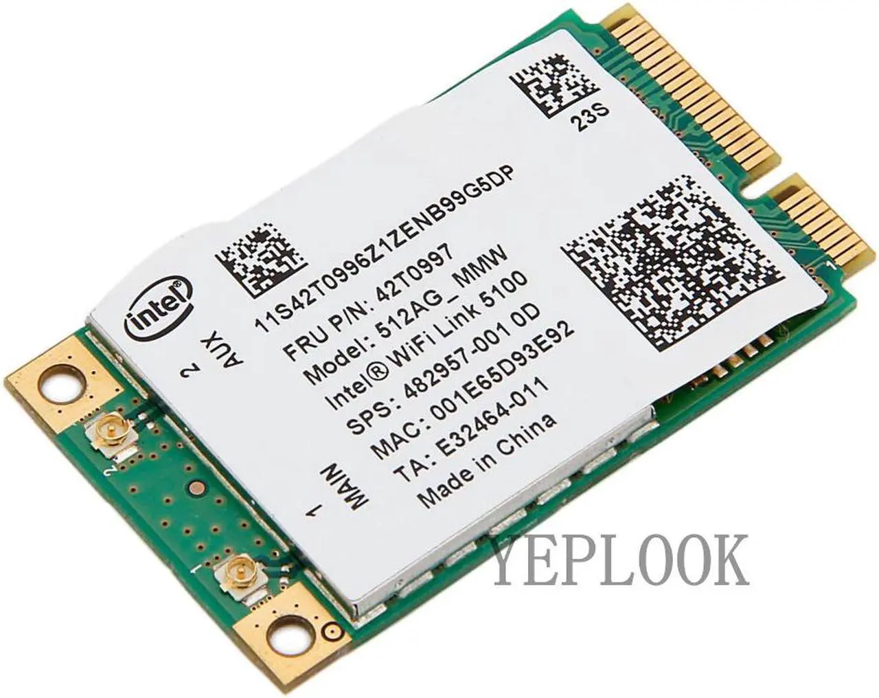 Alt view image 3 of 3 - 5100AGN 512AN MMW 300Mbps Wireless 802.11N PCI-E WIFI LAN CARD for Y450 Y450A G450 G450L G450A