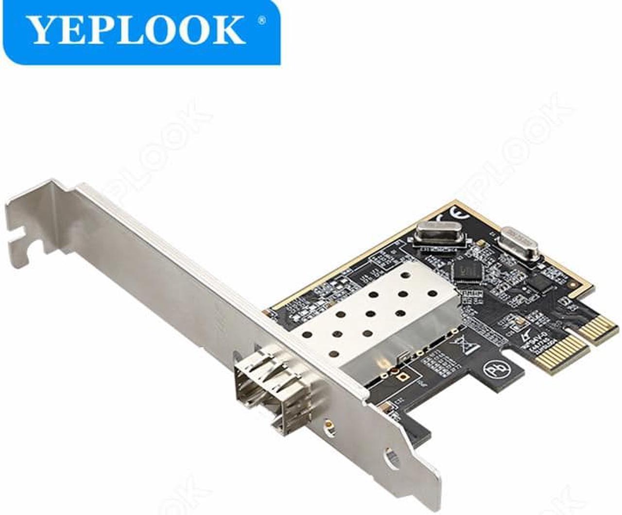 PCIe x1 SFP Port Fiber Lan Card 10/100Mbps Dual Chipset RT8106E + IP102GA for Computer PC Desktop TXA084-SFP