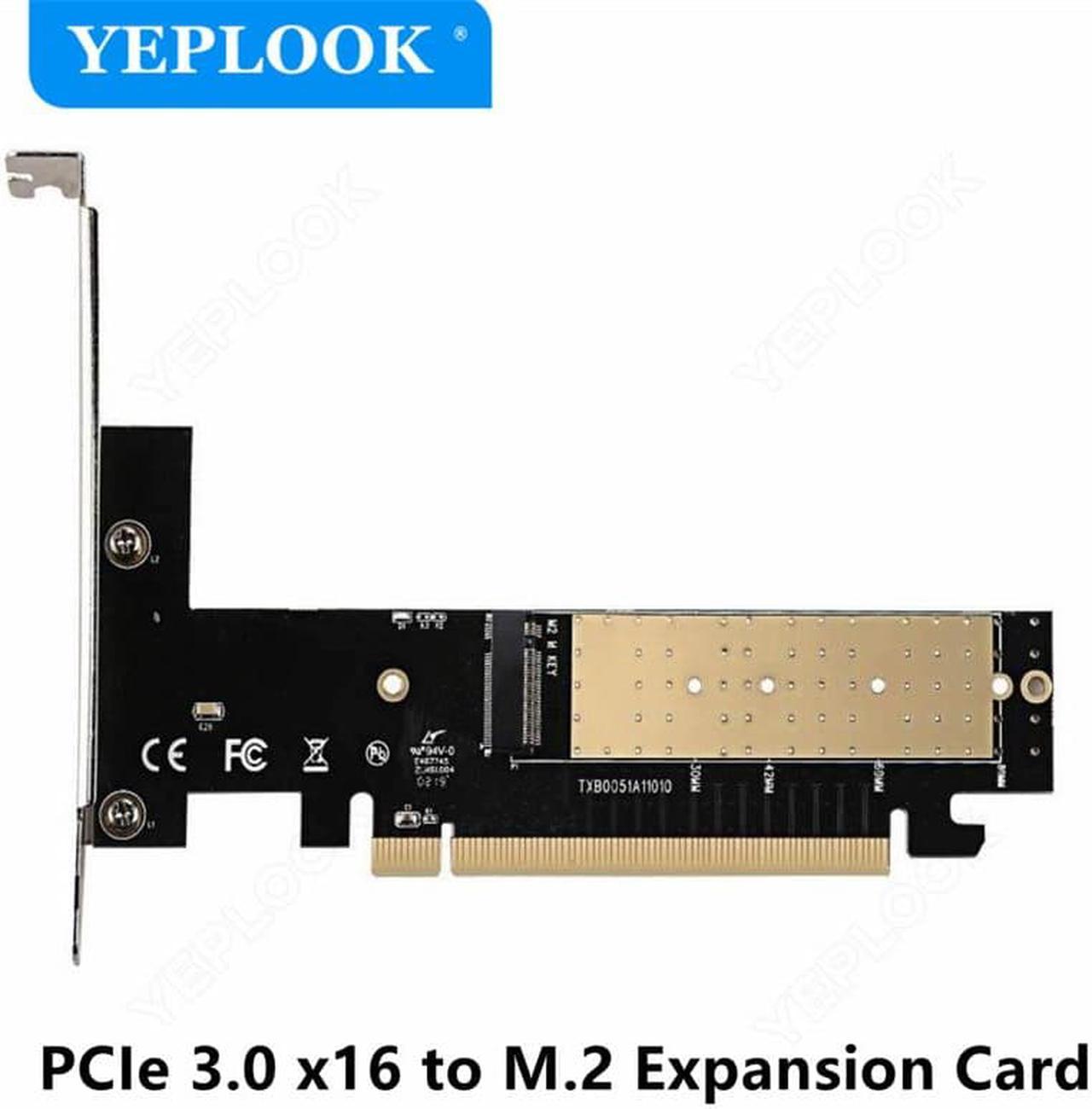 M.2 NVMe SSD NGFF to PCIe X16 adapter M Key Interface Card Suppor PCI Express 3.0 For 2230 2242 2260 2280 Size