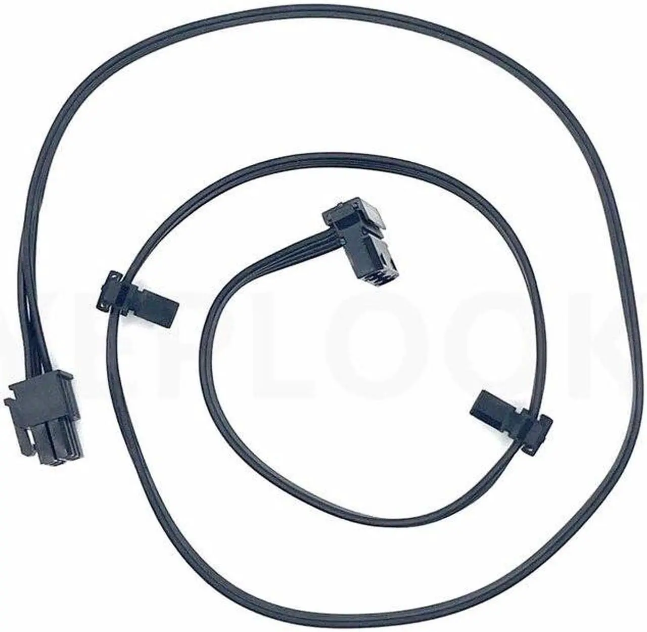 Alt view image 4 of 6 - 6Pin to 3 Molex 4Pin Angled IDE PATA Perif HDD Cooler Fan Power Cable for CORSAIR AX1600i Titanium Type 4 Modular PSU 50+15+15CM