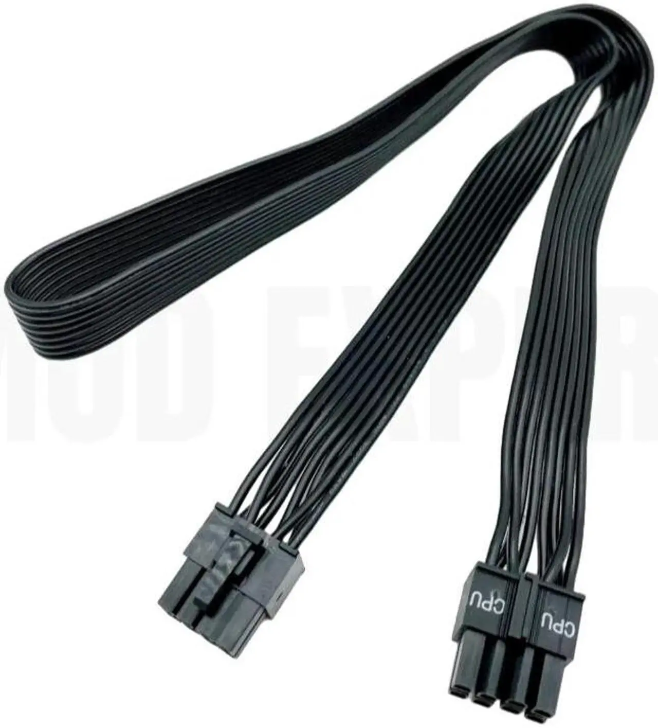 Alt view image 3 of 5 - Original Seasonic CPU Modular Power Cable 8Pin to 4+4Pin 12V Flat Wire for PRIME PX-1600, PX-1300, PX-1200, PX-1000 Platinum PSU