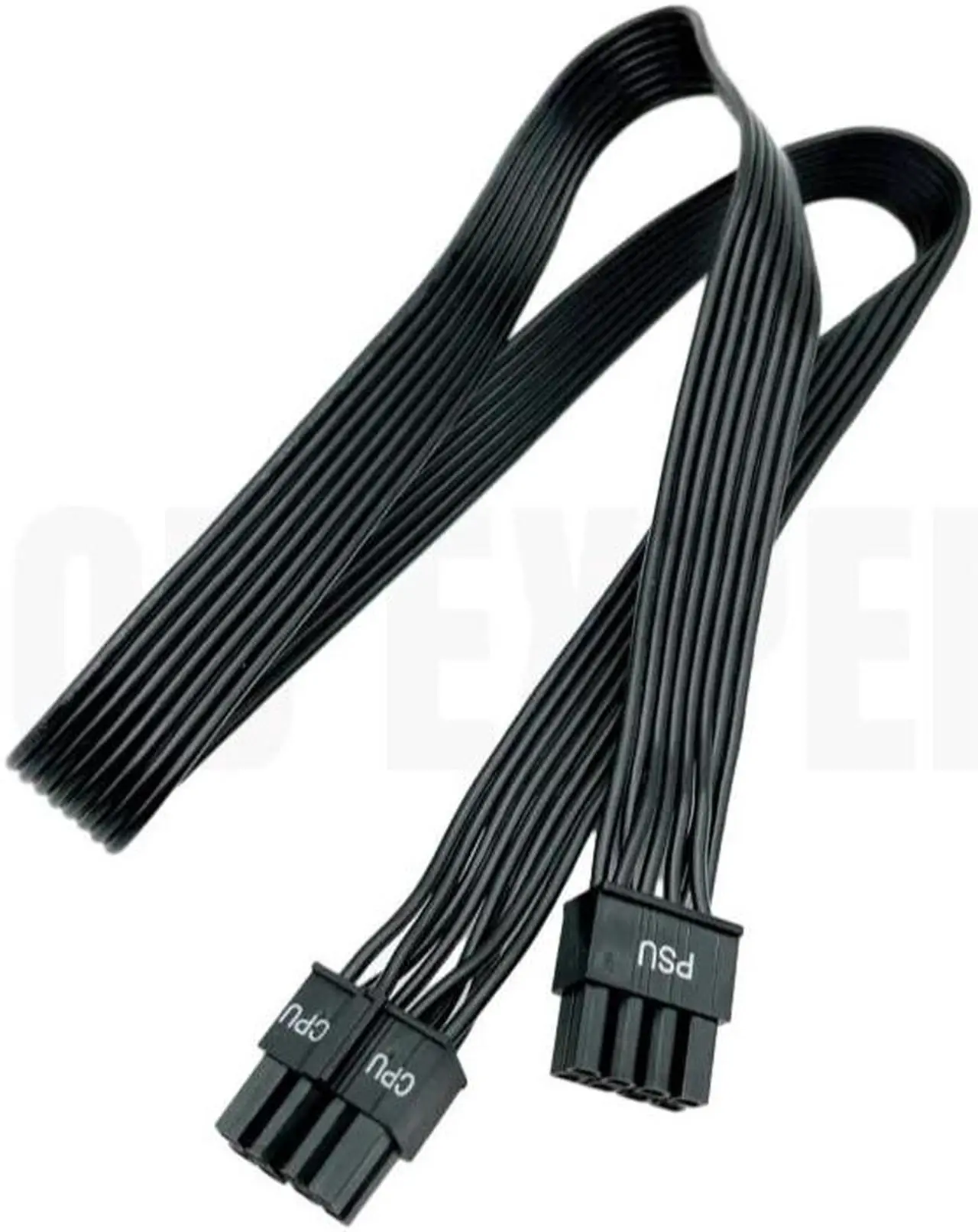 Alt view image 4 of 6 - Original Seasonic SnowSilent 750W 1050W 1250W Modular Fonte PSU 8Pin to 4+4Pin EPS 12V CPU Power Cable Flat Wire 70CM 18AWG New