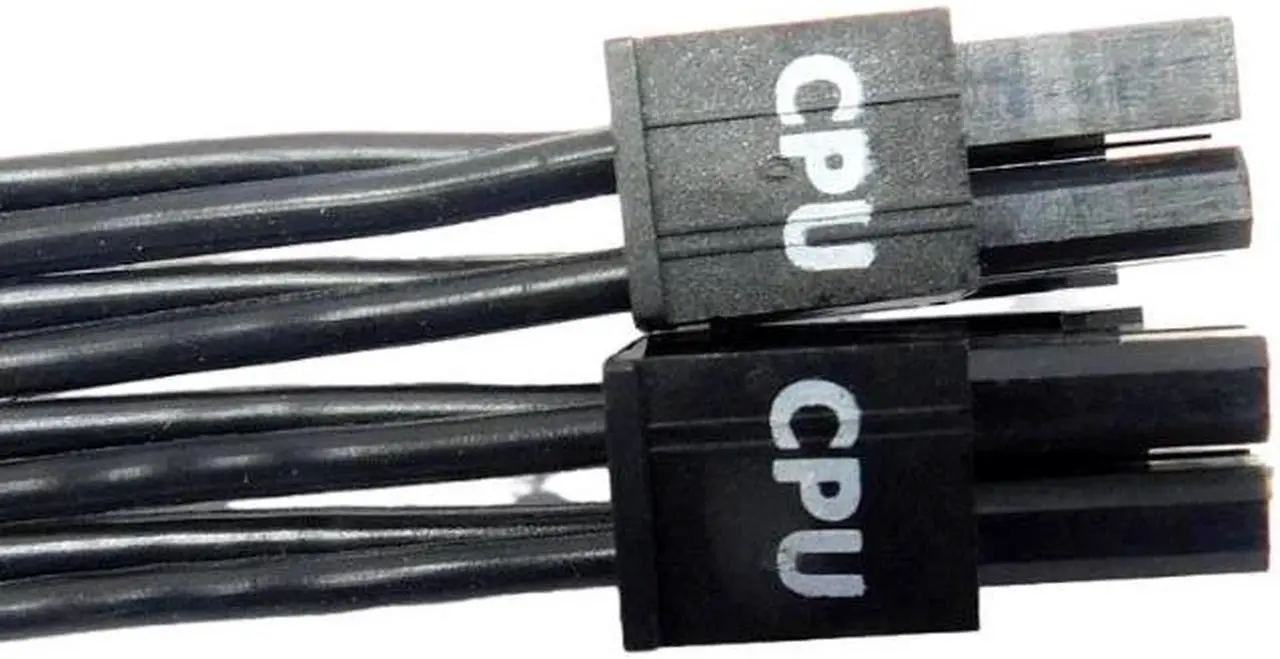 Alt view image 6 of 6 - Original Seasonic SnowSilent 750W 1050W 1250W Modular Fonte PSU 8Pin to 4+4Pin EPS 12V CPU Power Cable Flat Wire 70CM 18AWG New