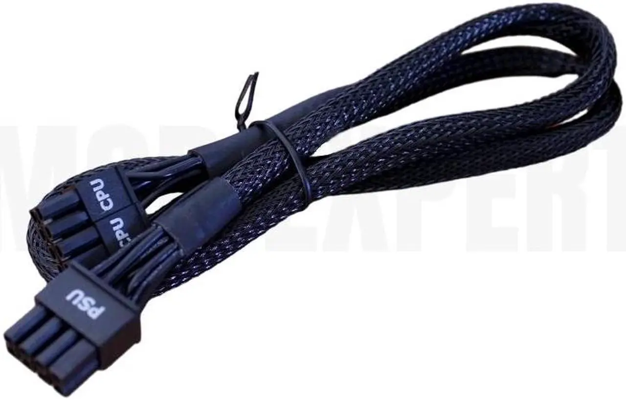 Alt view image 5 of 6 - Genuine Seasonic PRIME Ultra Platinum Modular PSU 8Pin to 4+4Pin Net CPU Power Cable for PX-1000, PX-850, PX-750, PX-650, PX-550