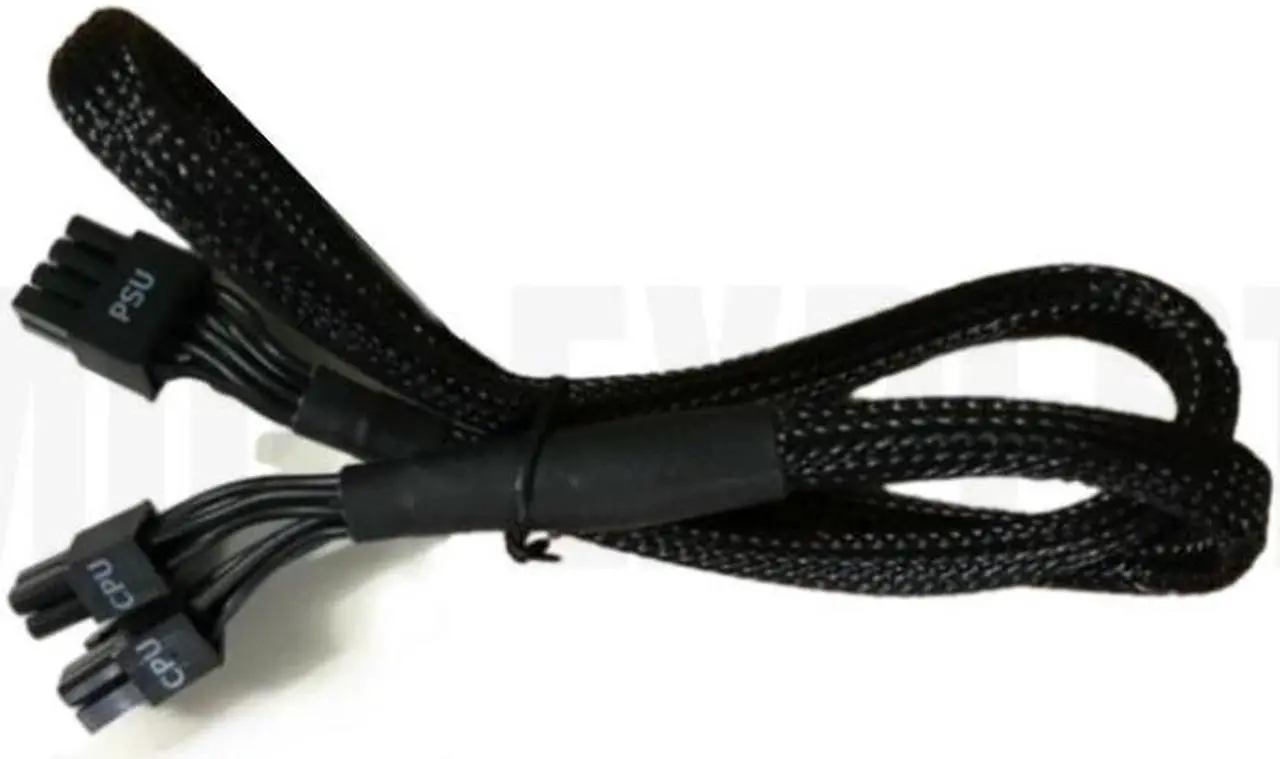 Alt view image 3 of 6 - Original Seasonic FOCUS PLUS Modular PSU 8Pin to 4+4Pin CPU Power Cable Net for PX-1000, PX-850, PX-750, PX-650, PX-550 Platinum