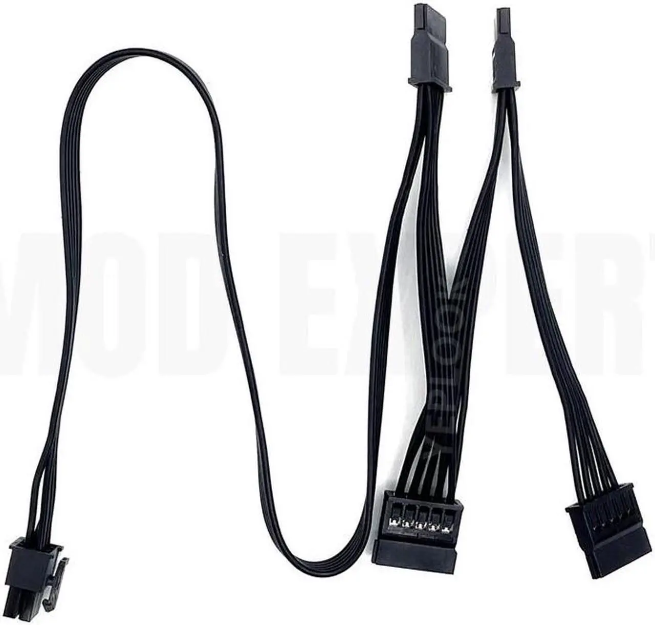 Alt view image 3 of 6 - Original Seasonic 6Pin to 4 SATA Straight HDD SSD Power Cable for Seasonic SGX 750W 650W 550W 500W 450W Modular Power Supply