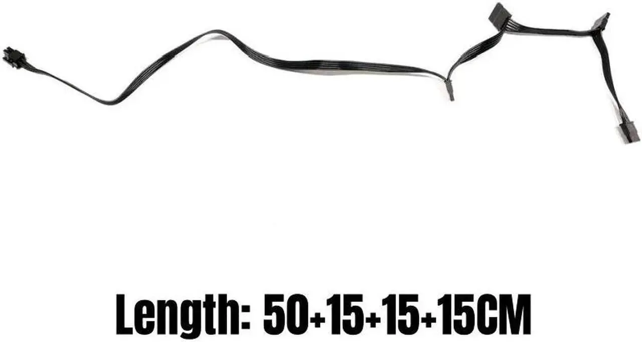 Alt view image 6 of 6 - Original Seasonic 6Pin to 4 SATA Straight HDD SSD Power Cable for Seasonic SGX 750W 650W 550W 500W 450W Modular Power Supply