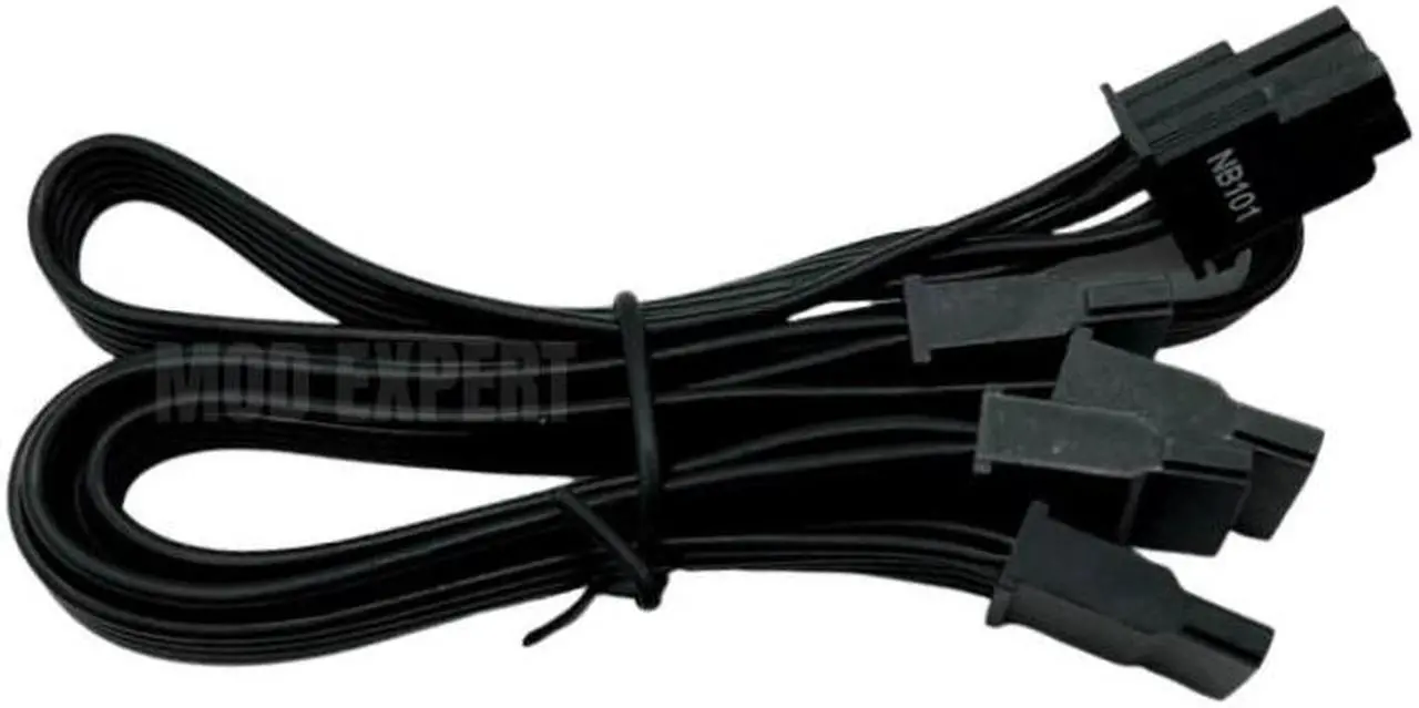 Alt view image 5 of 6 - Original Seasonic 6Pin to 4 SATA Straight HDD SSD Power Cable for Seasonic SGX 750W 650W 550W 500W 450W Modular Power Supply
