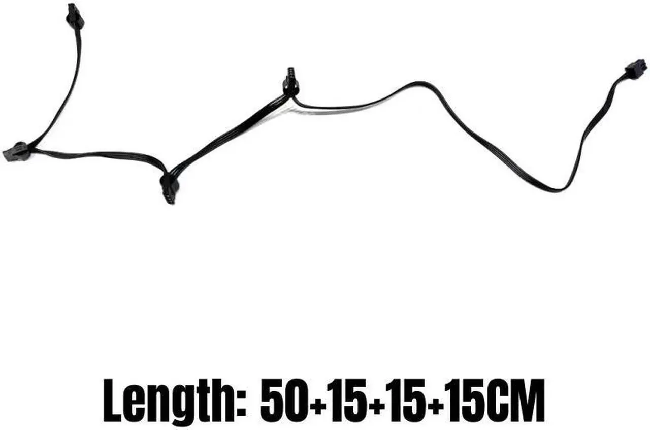 Alt view image 5 of 6 - Original Seasonic 6Pin to 4 Molex IDE 4Pin Female Peripheral Modular Fan Power Cable for Seasonic M12II EVO 520W 620W 750W 850W