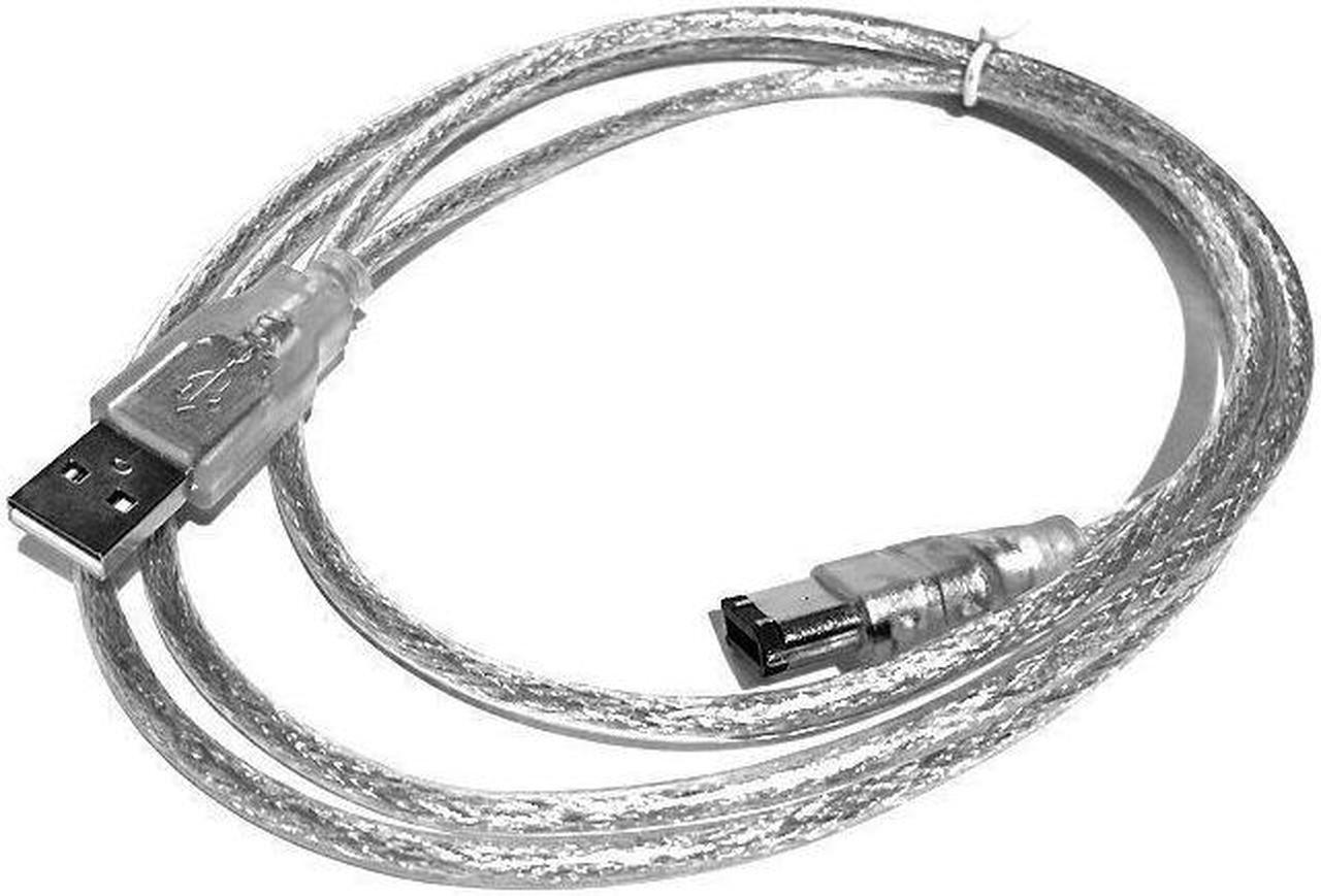 USB MALE TO IEEE 1394 6 PIN FIREWIRE for Digital Camera Video Camera DV 1394 Double Layers Shielding Cable