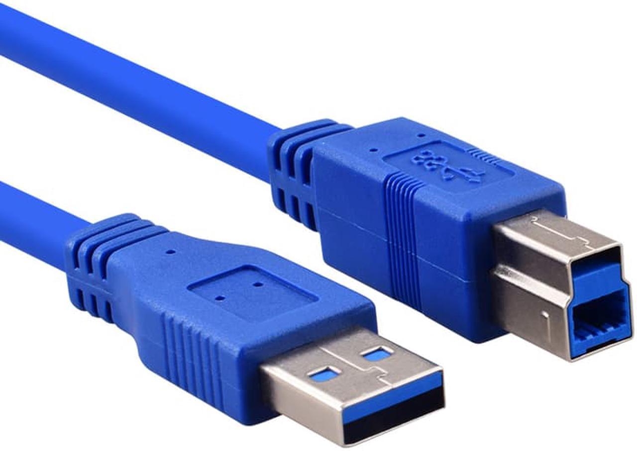 1.5M  USB 3.0 Printer Device Cable Type A Male to Type B Male Printer Scanner cable  print connecting line computer Blue