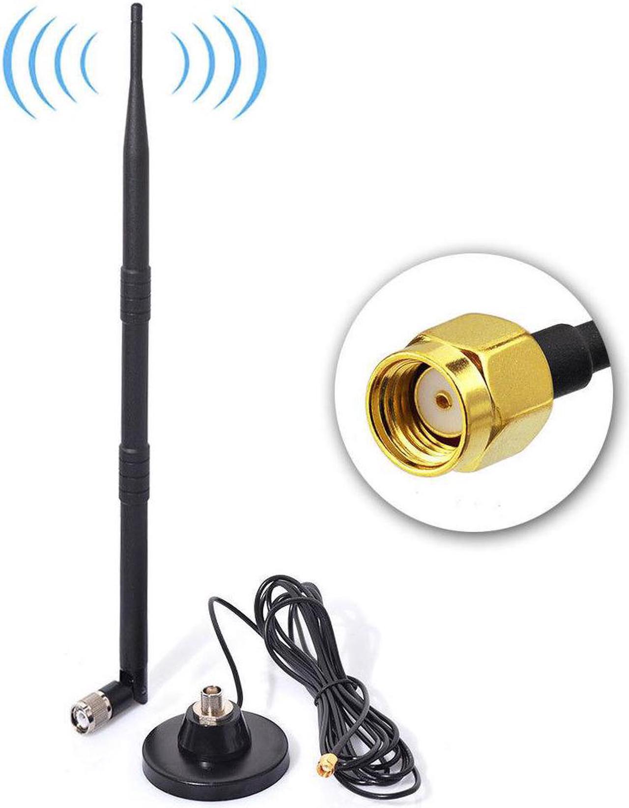 2.4GHz 5.8GHz WiFi 9dBi RP-SMA Magnetic Antenna for WiFi TP-Link ASUS Router AP