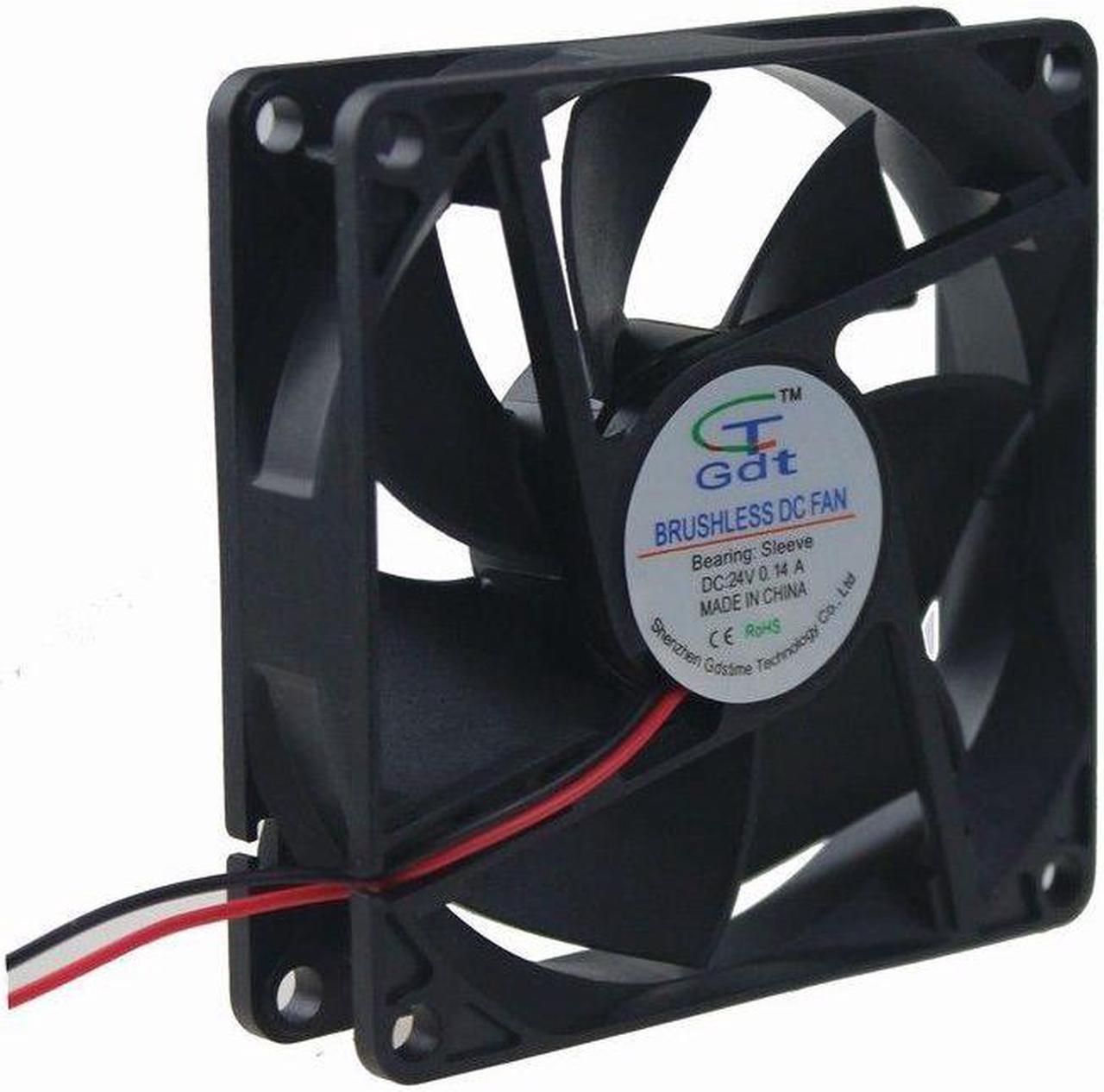 8cm 80mm 80x80x20mm 24V 2pin Brushless fan Cooling Cooler Fan Big Airflow