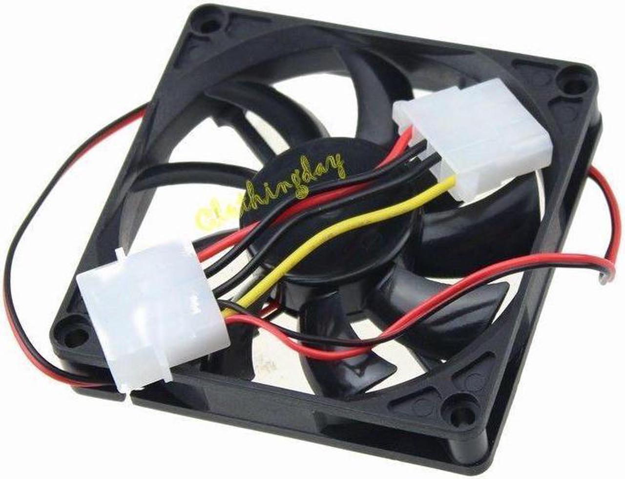 4pin 12V 8cm 80mm 80x80x15mm Brushless PC CPU fan Cooling Cooler Fan Silent