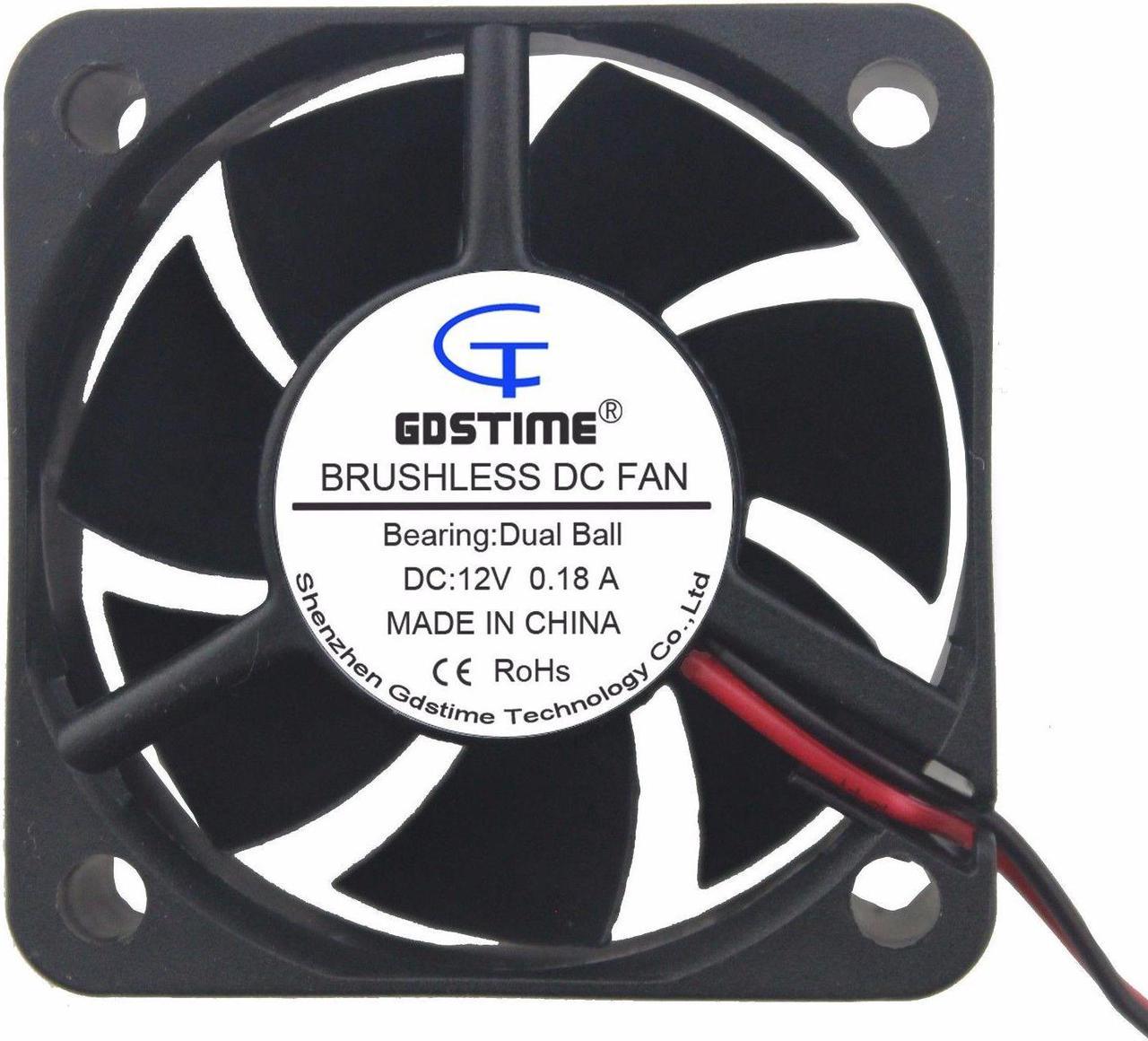 12V Ball Bearing 5cm 50mm 50x50x20mm Brushless fan Cooling Cooler Fan 2pin