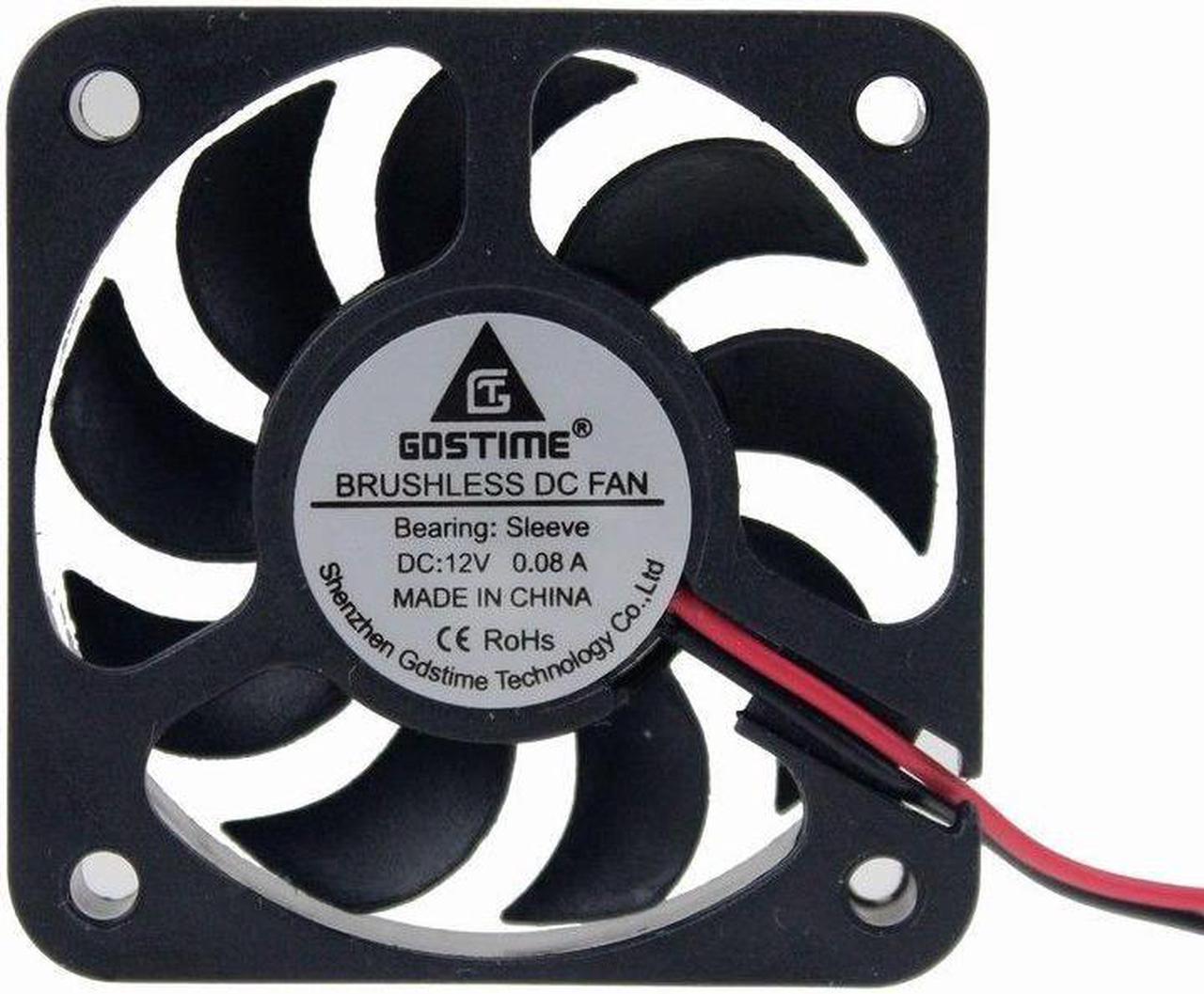 12V 0.08A 5cm 50mm 50x50x10mm Brushless fan Cooling Cooler fan 9blades 2pin