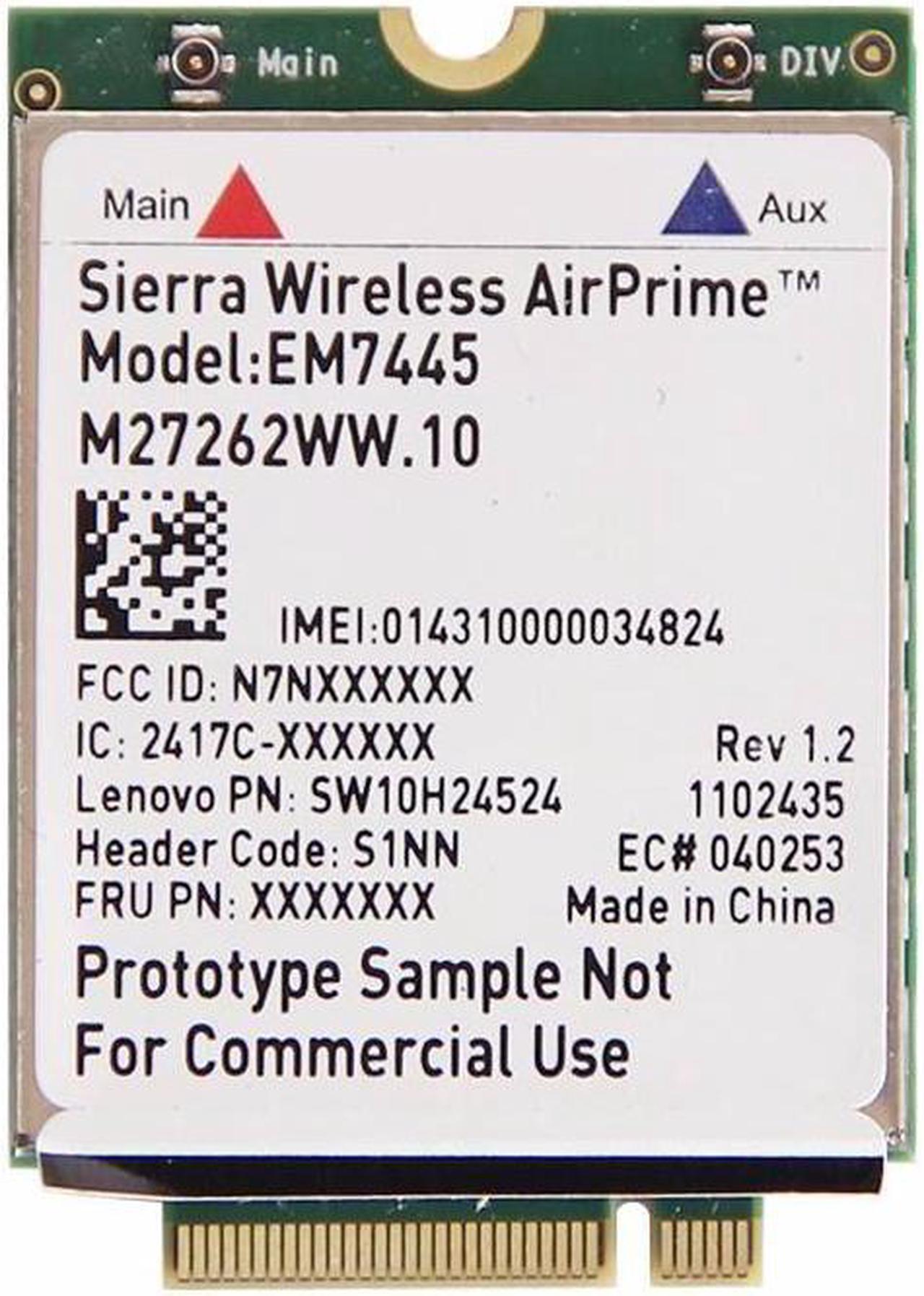 Thinkpad P50 Sierra Wireless EM7445 4G LTE WWAN NGFF M.2 Card For Lenovo IBM