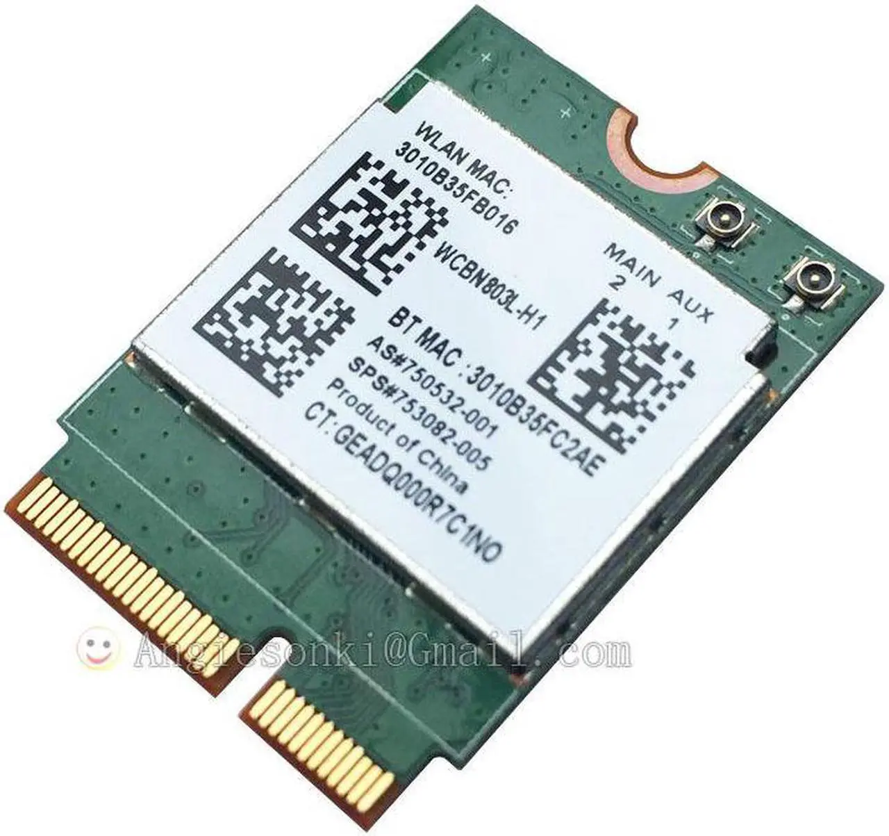 Alt view image 2 of 4 - Realtek RTL8723BE WiFi +Bluetooth Wireless LAN Card 753082-005 for  HP Stream 11