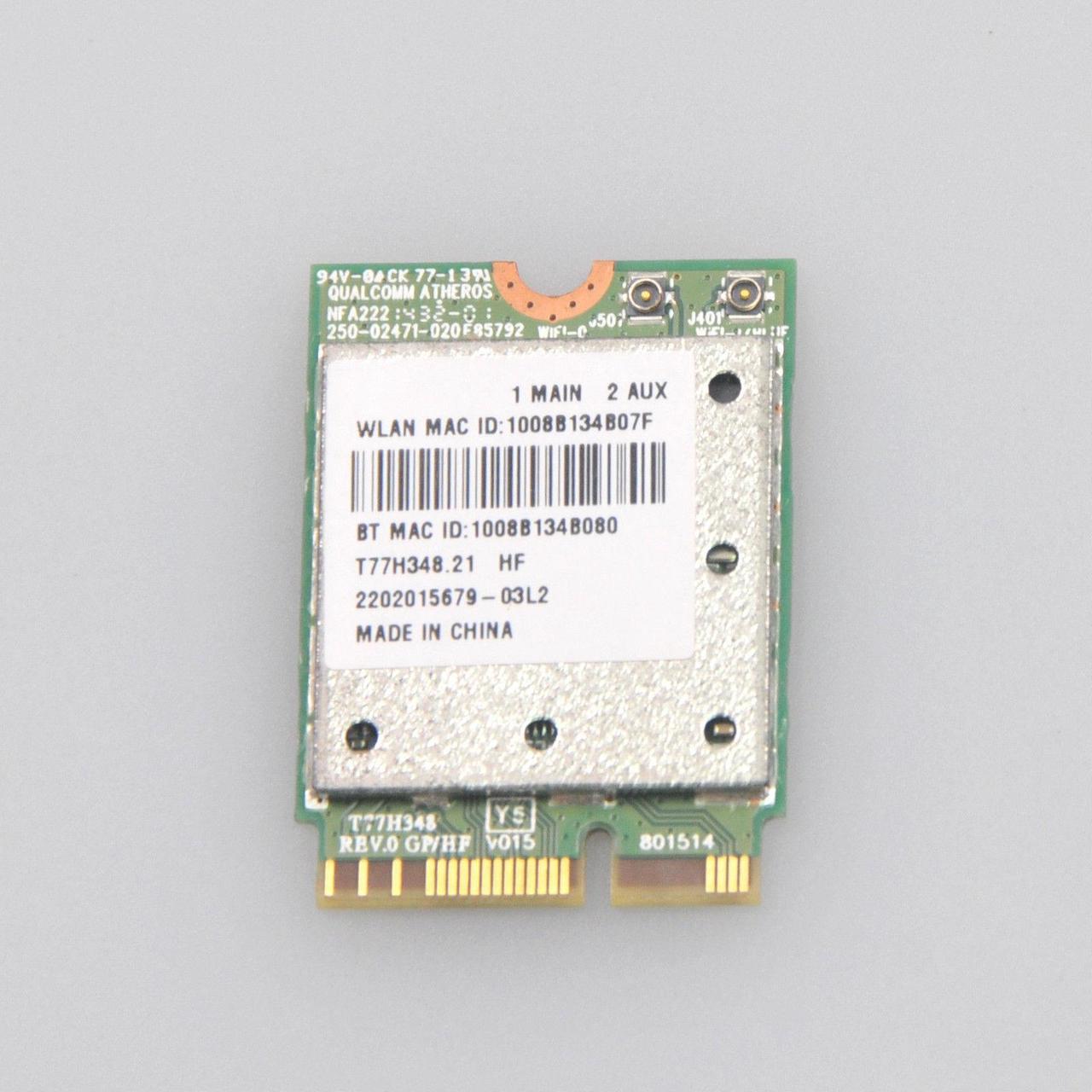 QCNFA222 WiFi Dual Band Wireless Card 300M Bluetooth 4.0 2.4GHz 5GHz WLAN NGFF