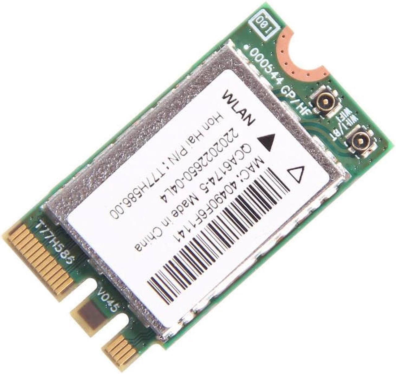 Alt view image 6 of 7 - Athenros QCNFA34AC 433Mbps 802.11AC Dual Band 2.4Ghz/5Ghz WiFi+BT 4.0 NGFF Card