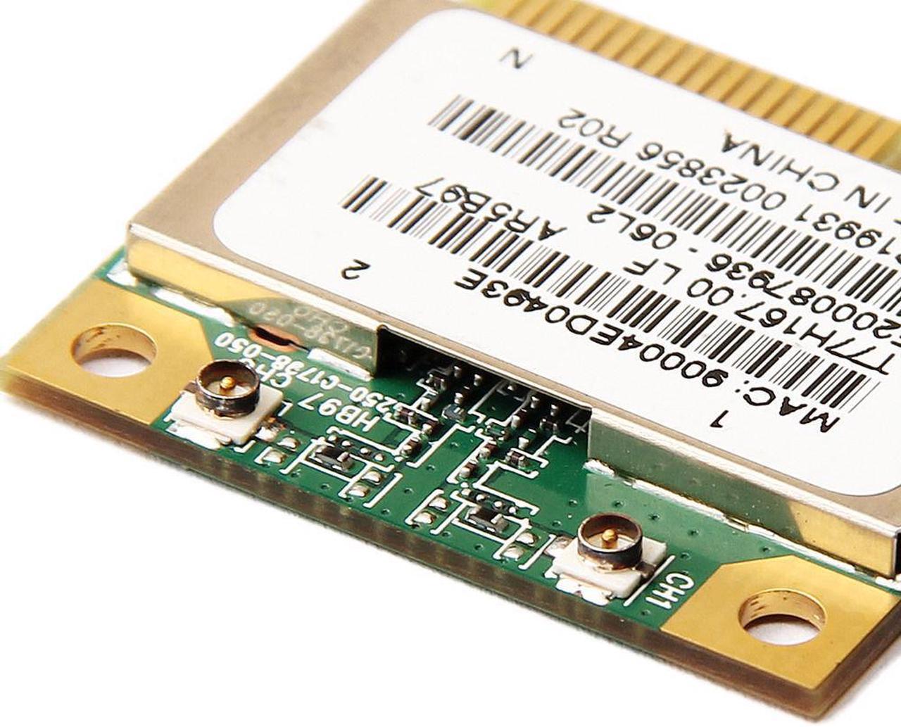 Alt view image 6 of 6 - Atheros AR9287 AR5B97 Wireless BGN 300 Mbps 802.11 b/g/n Half PCI-E Wifi Card