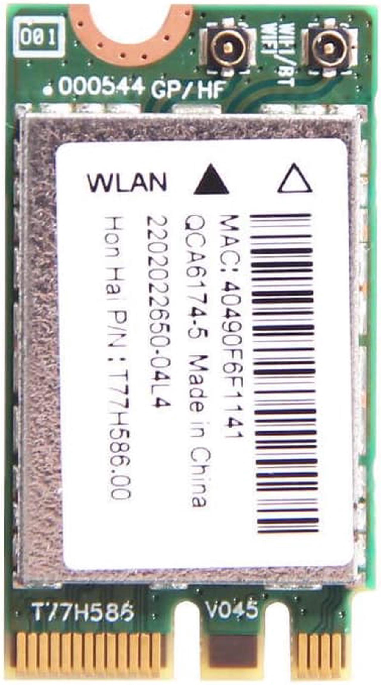 Alt view image 2 of 7 - Athenros QCNFA34AC 433Mbps 802.11AC Dual Band 2.4Ghz/5Ghz WiFi+BT 4.0 NGFF Card