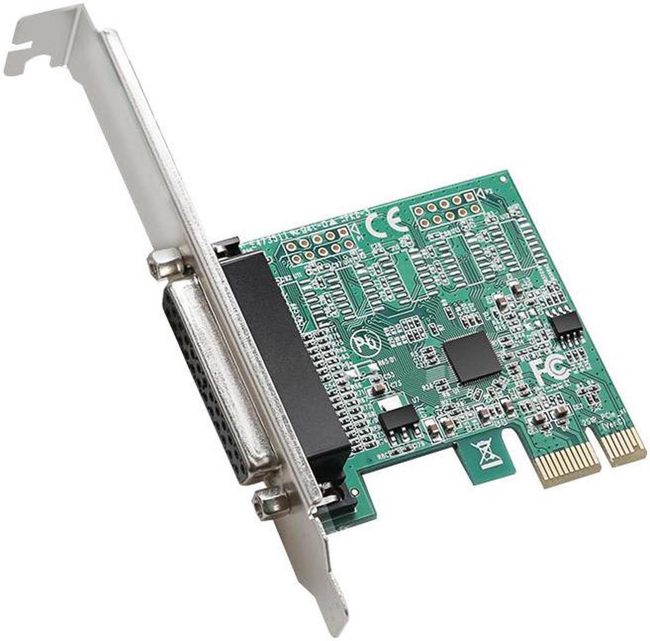 Parallel Card Printer DB25 Parallel Ports and LPT connectors for PCI-E card with PCI Express connector adapter converter