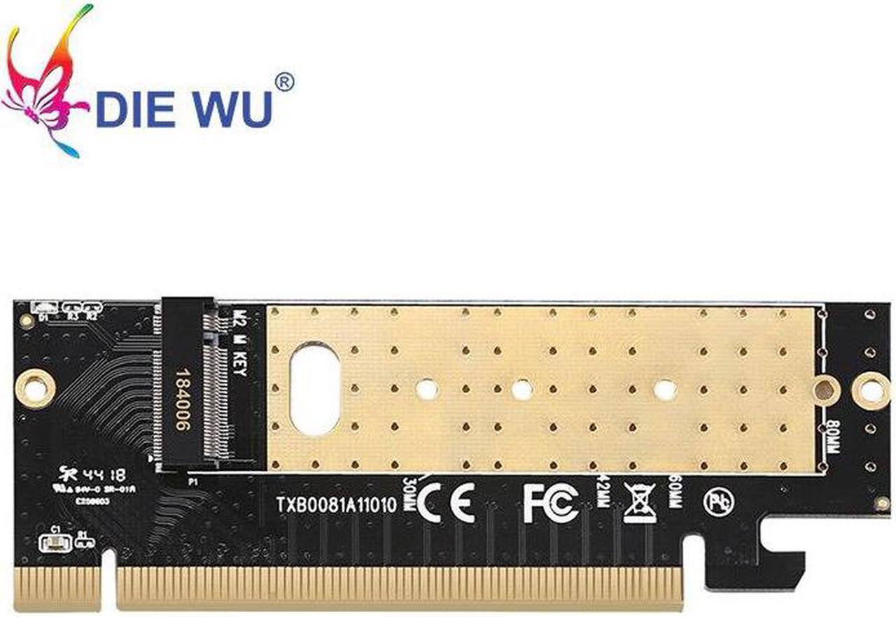 M.2 SSD Drive with NVME Protocol M2 Adapter to PCI Express 3.0X16 Controller Card M Interface Key Support PCI Express 3.0x4 2230