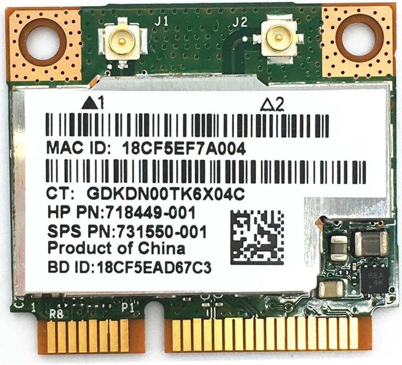 Broadcom BCM943228HMB BCM43228 Half Mini PCI-e Wlan Wireless BT Bluetooth 4.0 Card 300M for 210 G1/820 G1