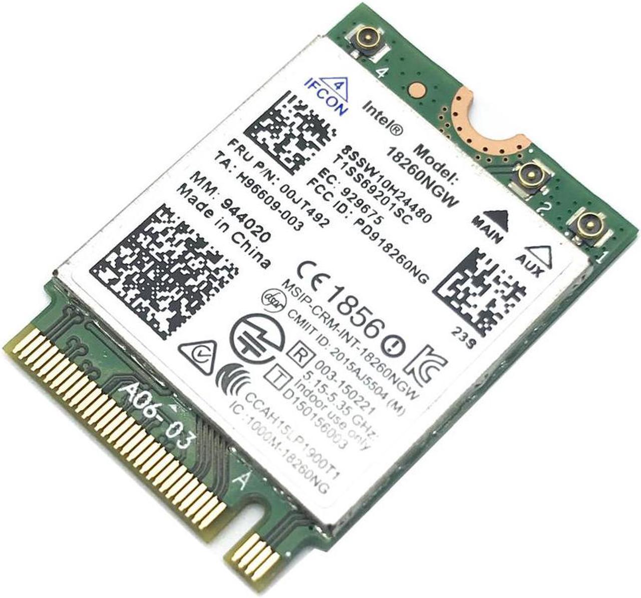 Brand for Intel Wireless-AC 18260 18260NGW 802.11ad 802.11ac 867Mbps 2.4&5G Bluetooth 4.1 WiFi M.2 Key A network card