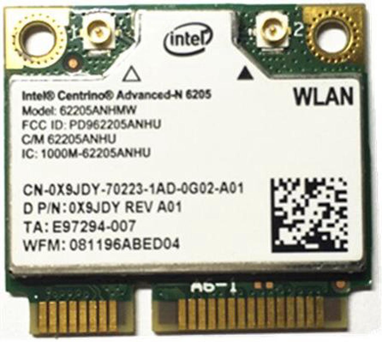 For Intel 6205 6205HMW half MINI PCI-E Dual Band 2.4GHz/5GHz Wlan WIFI Wireless Card 300M