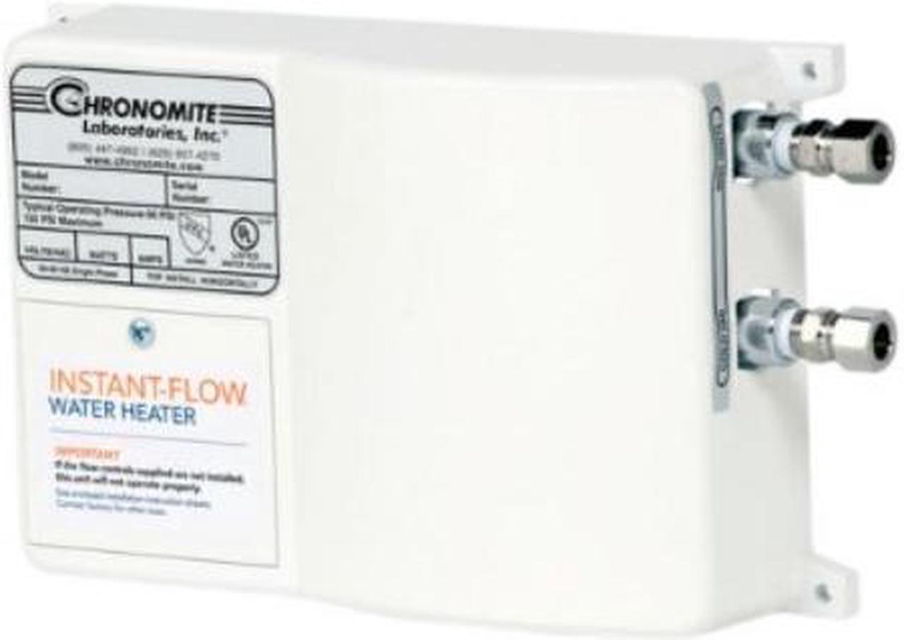 Alt view image 2 of 2 - CHRONOMITE SR-30L/120 HTR-I Electric Tankless Water Heater, Wall Mount, 3,600