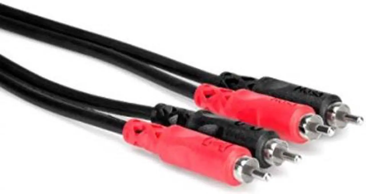 Alt view image 11 of 20 - Hosa CRA201 Dual RCA to Dual RCA Cable, 1 Meter (3.3 ft)