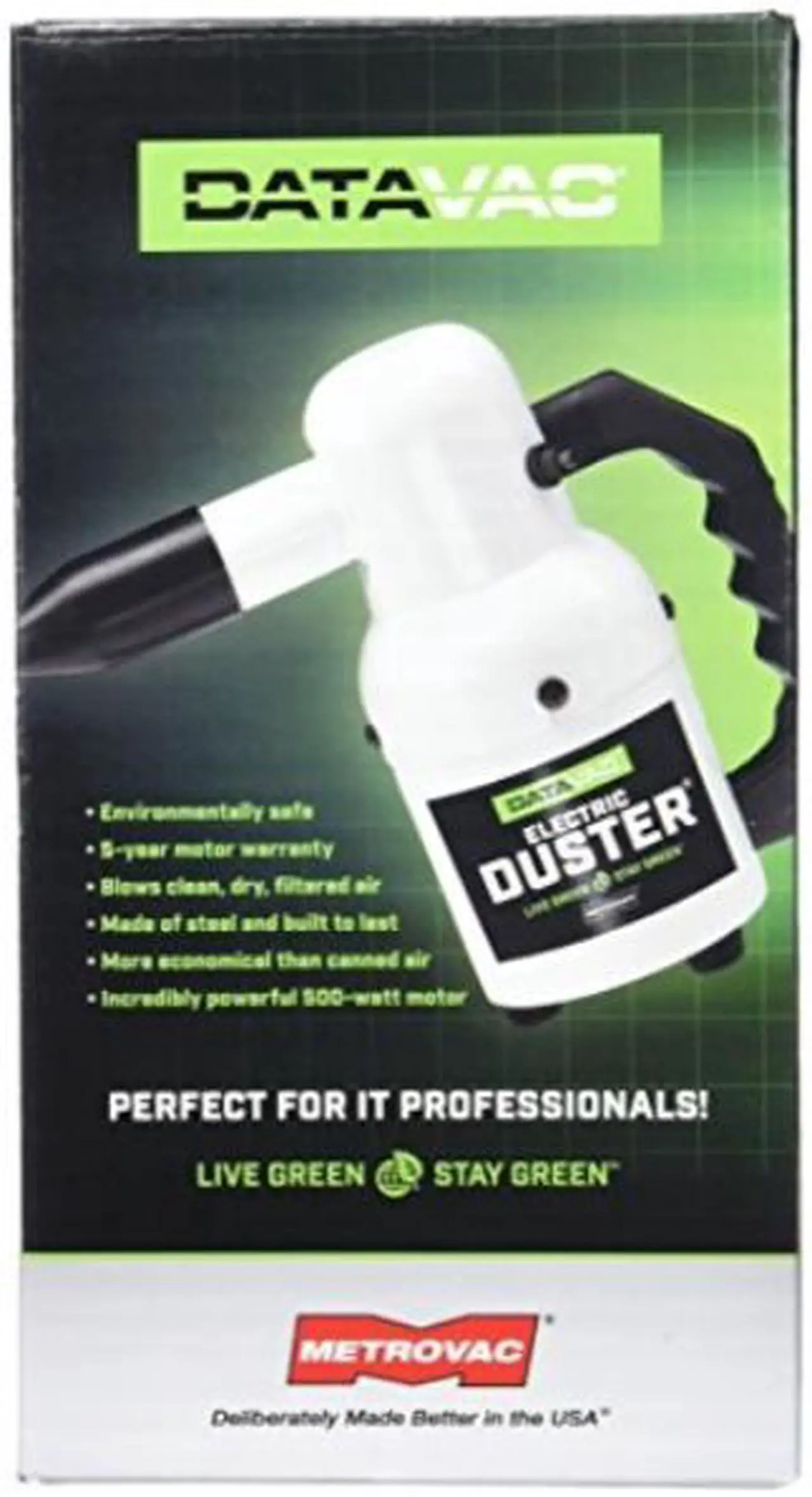 Alt view image 9 of 13 - metro ed500 datavac 500watt 120 volt 0.75hp electric blower duster