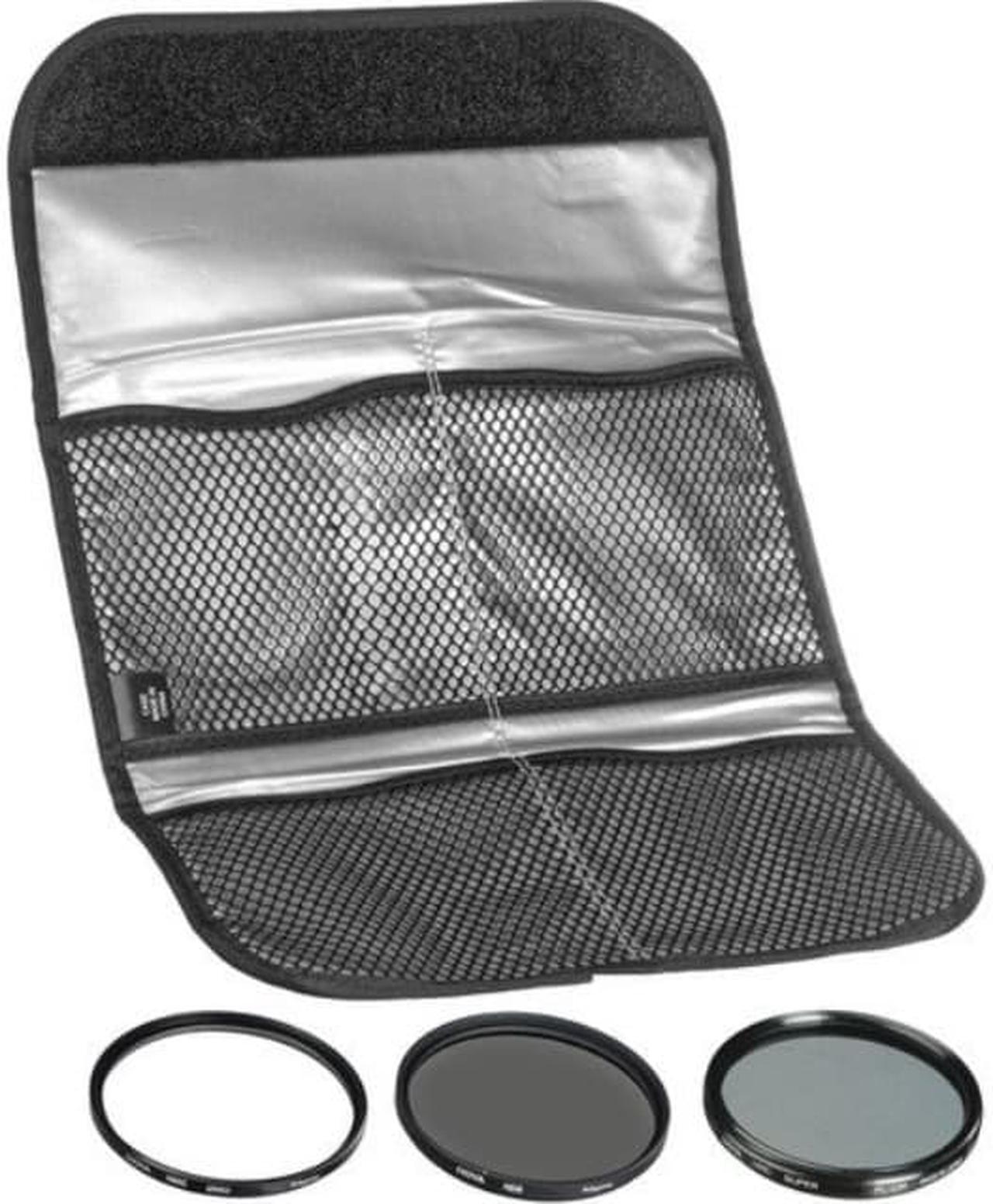 Alt view image 12 of 18 - Hoya 52mm II (HMC UV / Circular Polarizer / ND8) 3 Digital Filter Set with Pouch