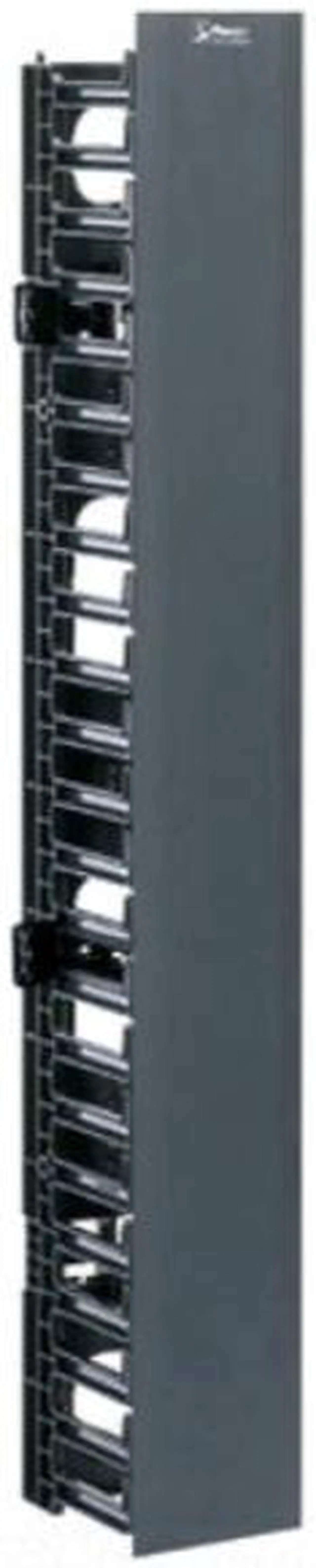 Alt view image 4 of 8 - Panduit - WMPVF22E - Panduit NetRunner WMPVF22E Vertical Cable Manager - Black - 1 Pack - 22U Rack Height