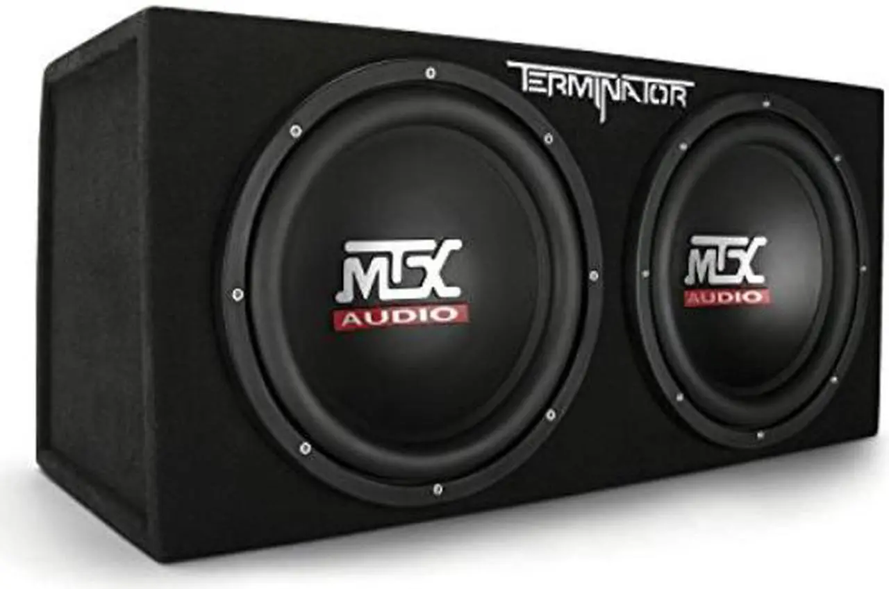 Alt view image 3 of 4 - MTX Audio Terminator Series TNE212D 1,200-Watt Dual 12-Inch Sub Enclosure