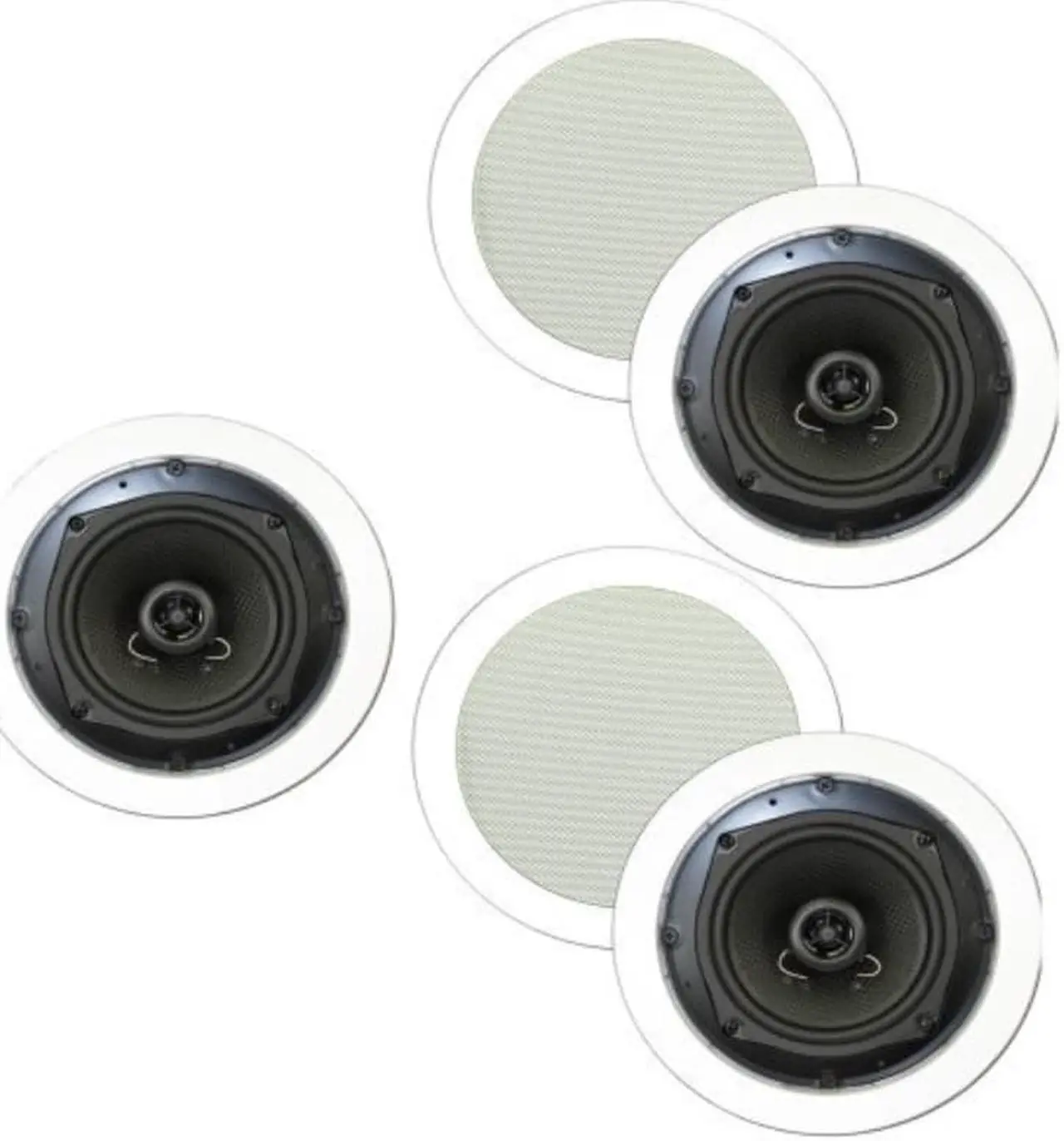 Alt view image 7 of 8 - Theater Solutions TS50C In Ceiling Speakers Surround Sound Home Theater 5 Speaker Set