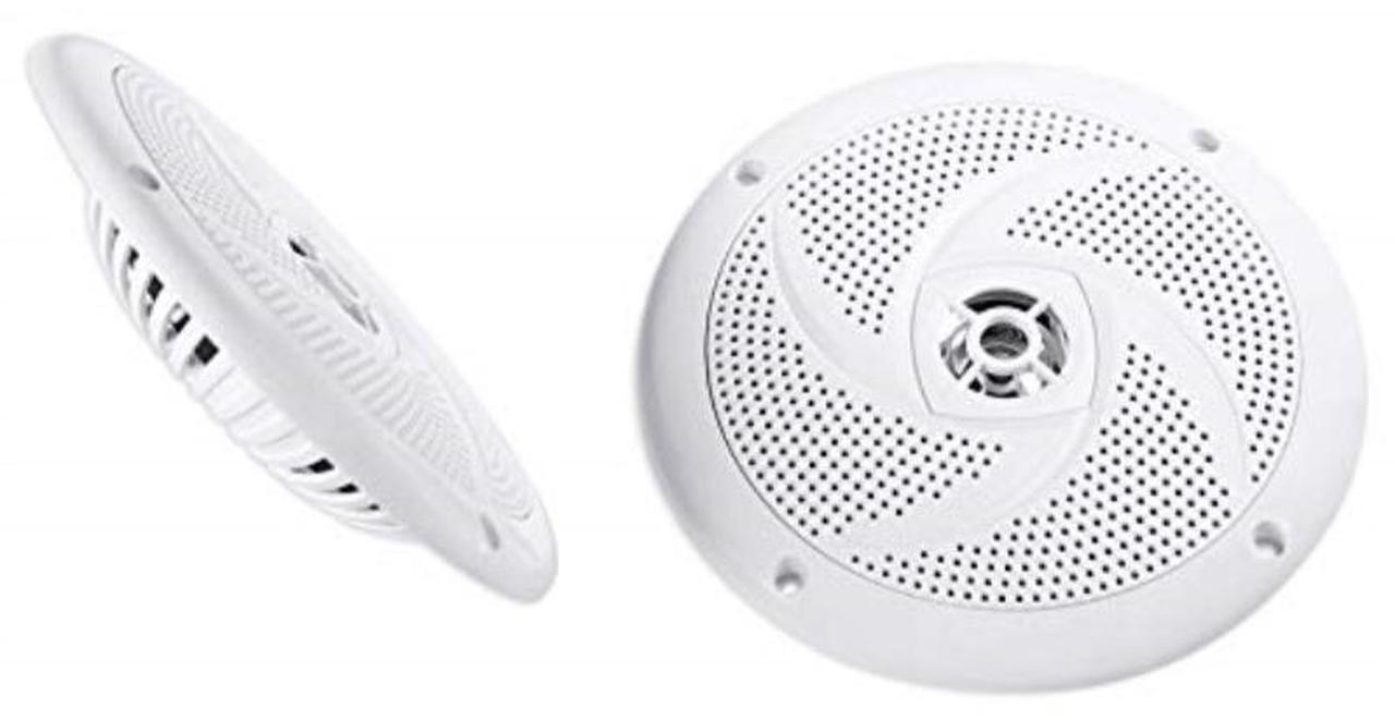 Alt view image 3 of 3 - pair rockville rsm65w 6.5" 320 watt waterproof shallow slim marine boat speakers