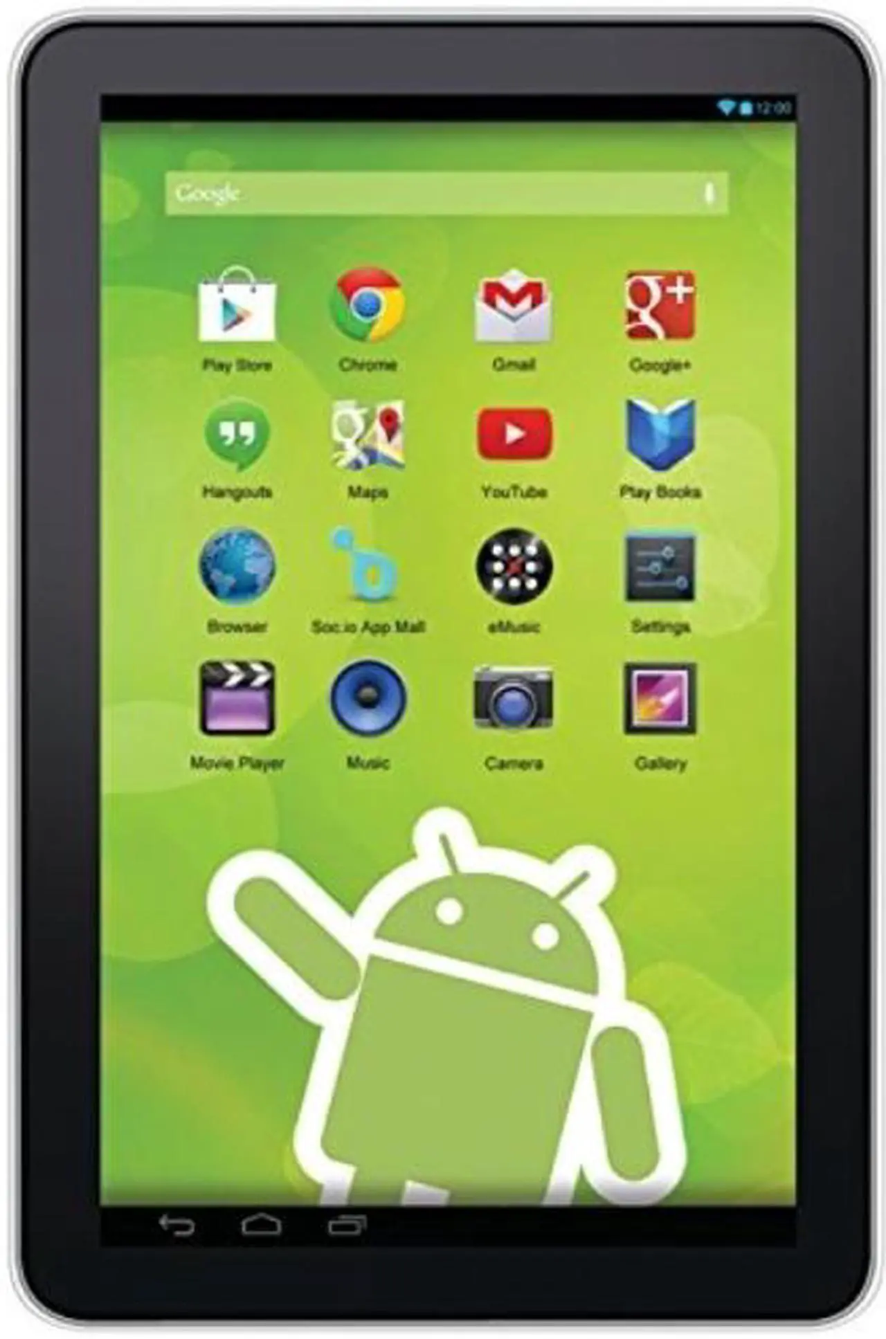 Alt view image 8 of 8 - Zeki TBQG1084B 10" Quad Core Google(R) Tablet